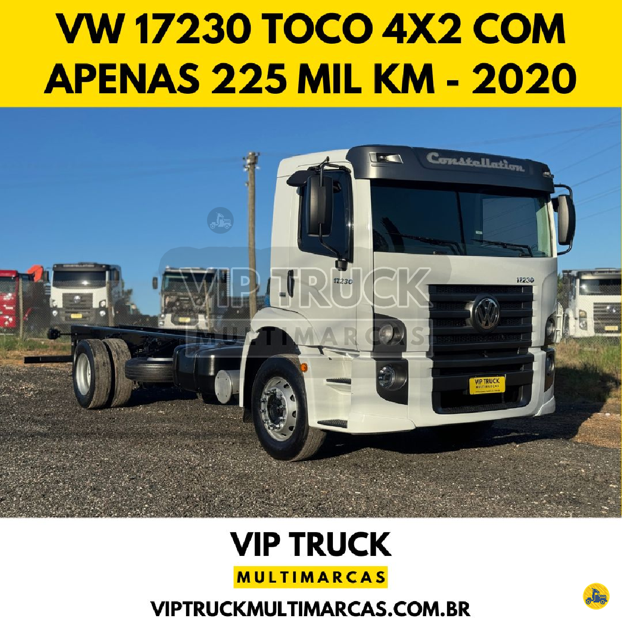 CAMINHAO VOLKSWAGEN VW 17230 Chassis Toco 4x2 Vip Truck Multimarcas ICARA SANTA CATARINA SC